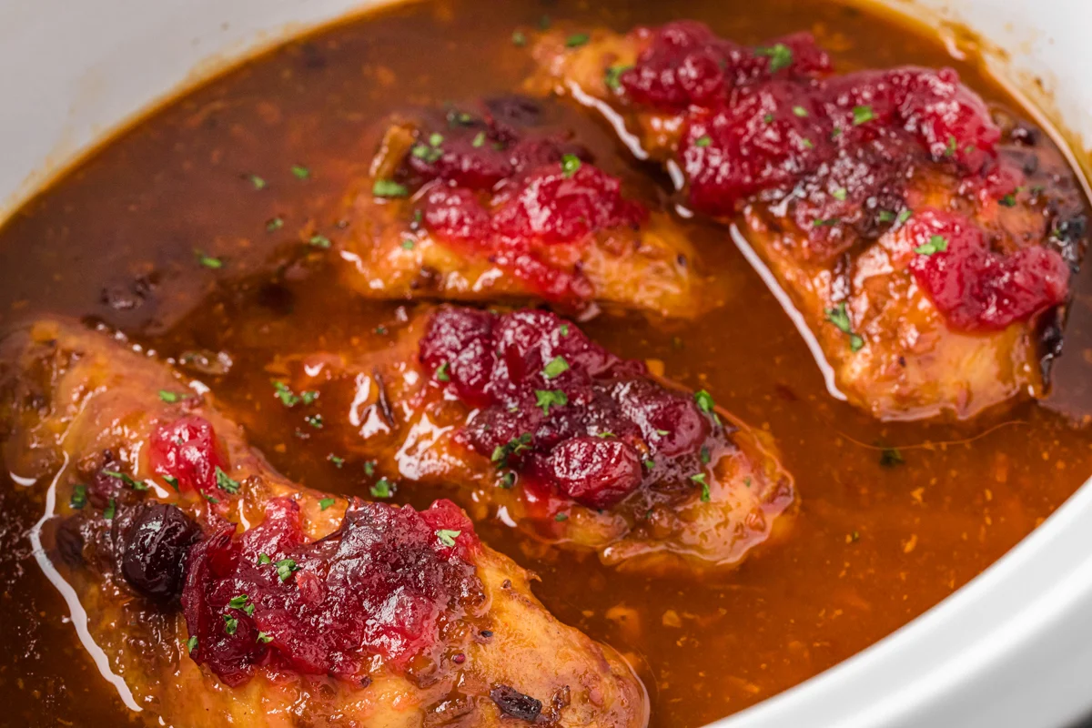 Slow Cooker Cranberry Chicken